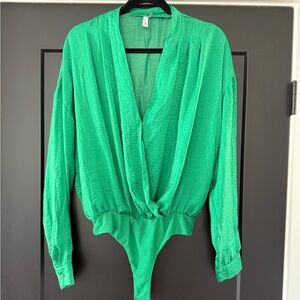 Emerald Green Bodysuit L